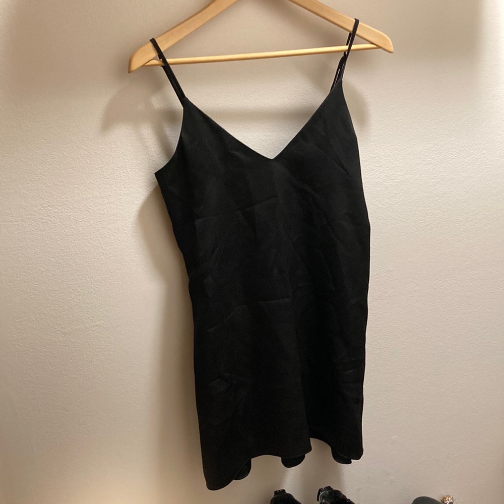 Aritzia silky slip dress